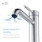 Kibi Circular Single Handle Bathroom Vessel Sink Faucet KBF1009CH - alternate 3